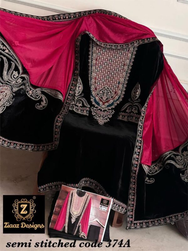 Velvet Premium Unstiched Suit