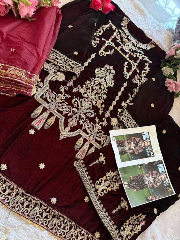 Velvet Premium Unstiched Suit