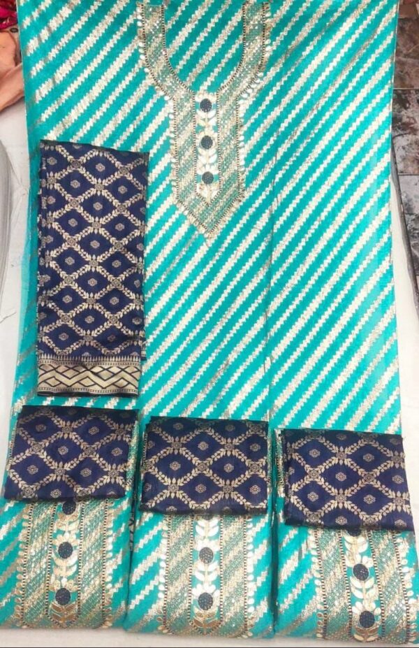 Dola Jackard Unstiched Suit