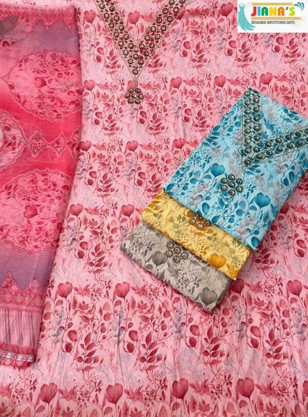 Cotton Jaam Print Unstiched Suit