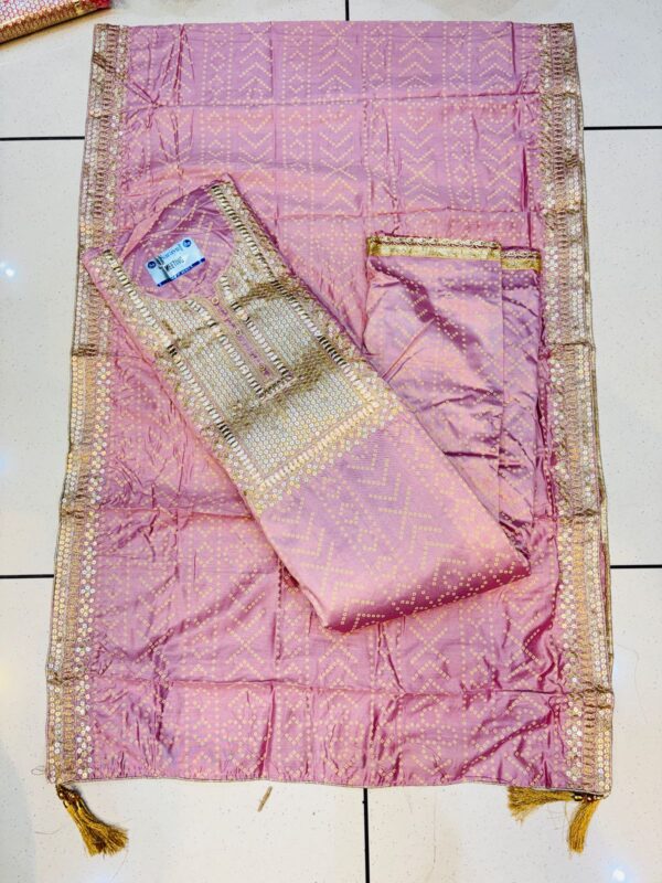 Roman Silk Unstiched Suit - Image 4