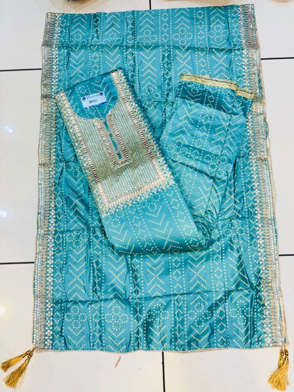 Roman Silk Unstiched Suit - Image 3