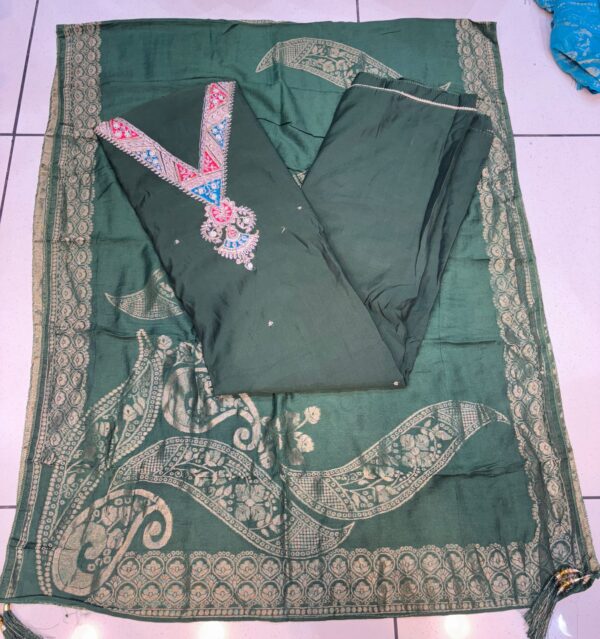 Modal Chanderi Premium Unstiched Suit