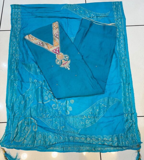 Modal Chanderi Premium Unstiched Suit - Image 3